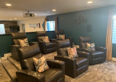 Basement Finishing into the Theater Room